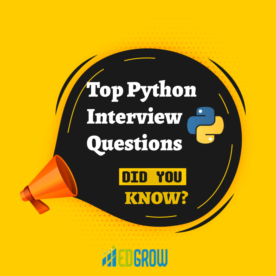 Basic Python Interview Questions And Answers Pdf